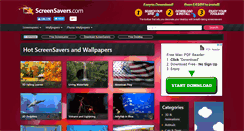 Desktop Screenshot of animal.screensavers.com