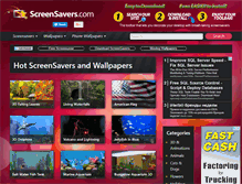 Tablet Screenshot of animal.screensavers.com